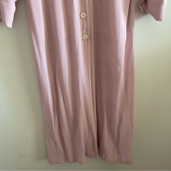 Wilfred Pink Button-Up Long sleeve shirt Dress - Picture 9 of 13